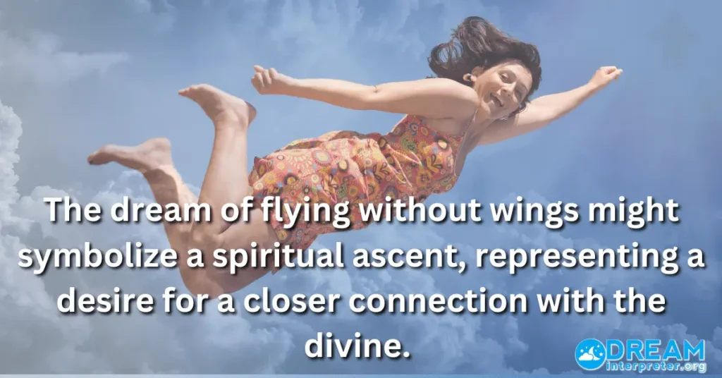 Dreaming of flying without wings : Biblical Meaning